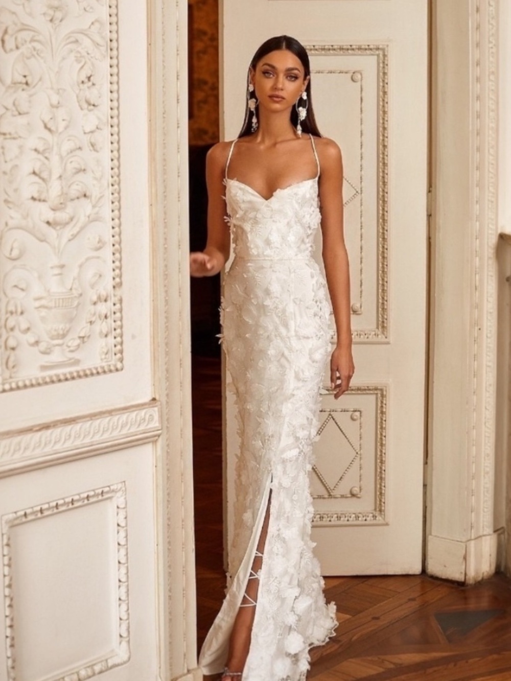 Alamour Petra White Gown NWT